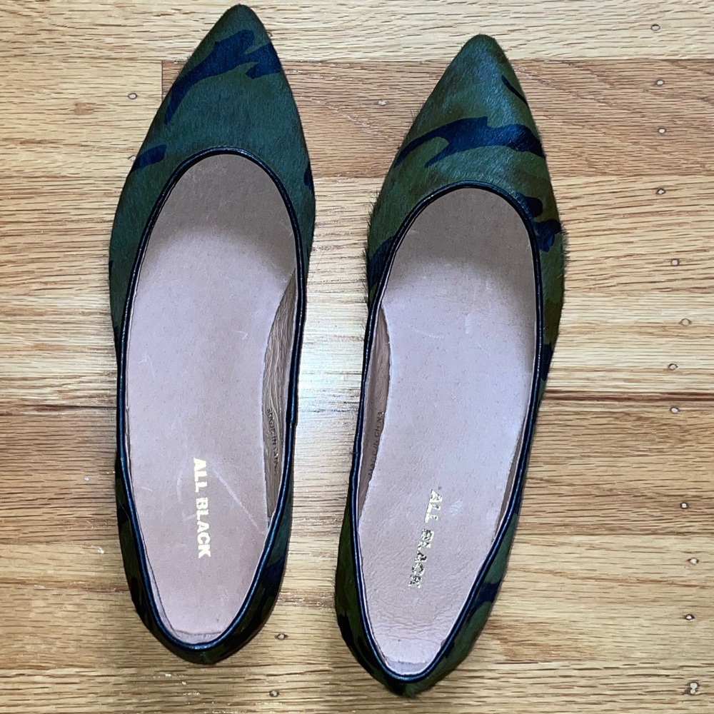 Anthropologie All Black flats
